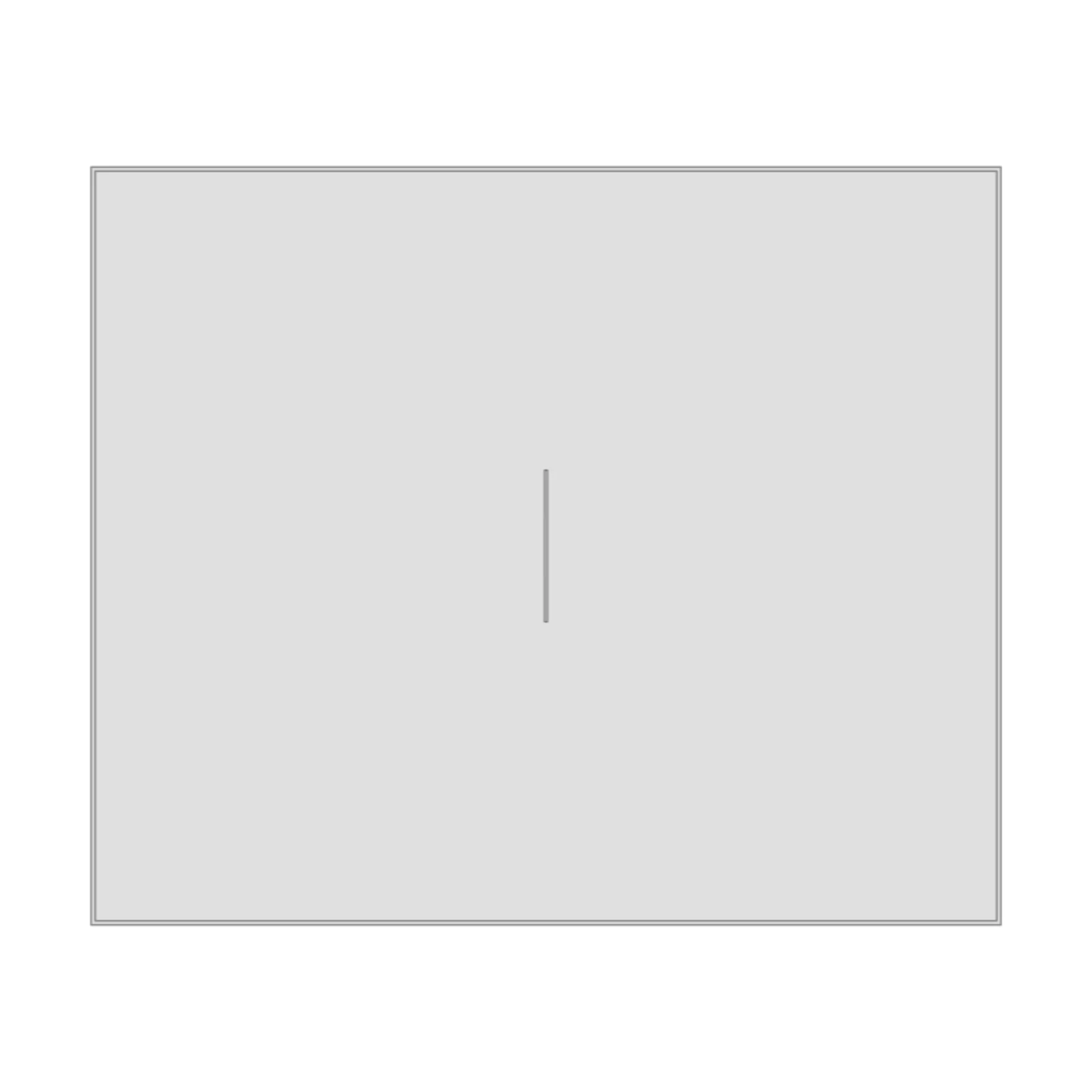 Refrigerator 36" — 2D floor-plan symbol