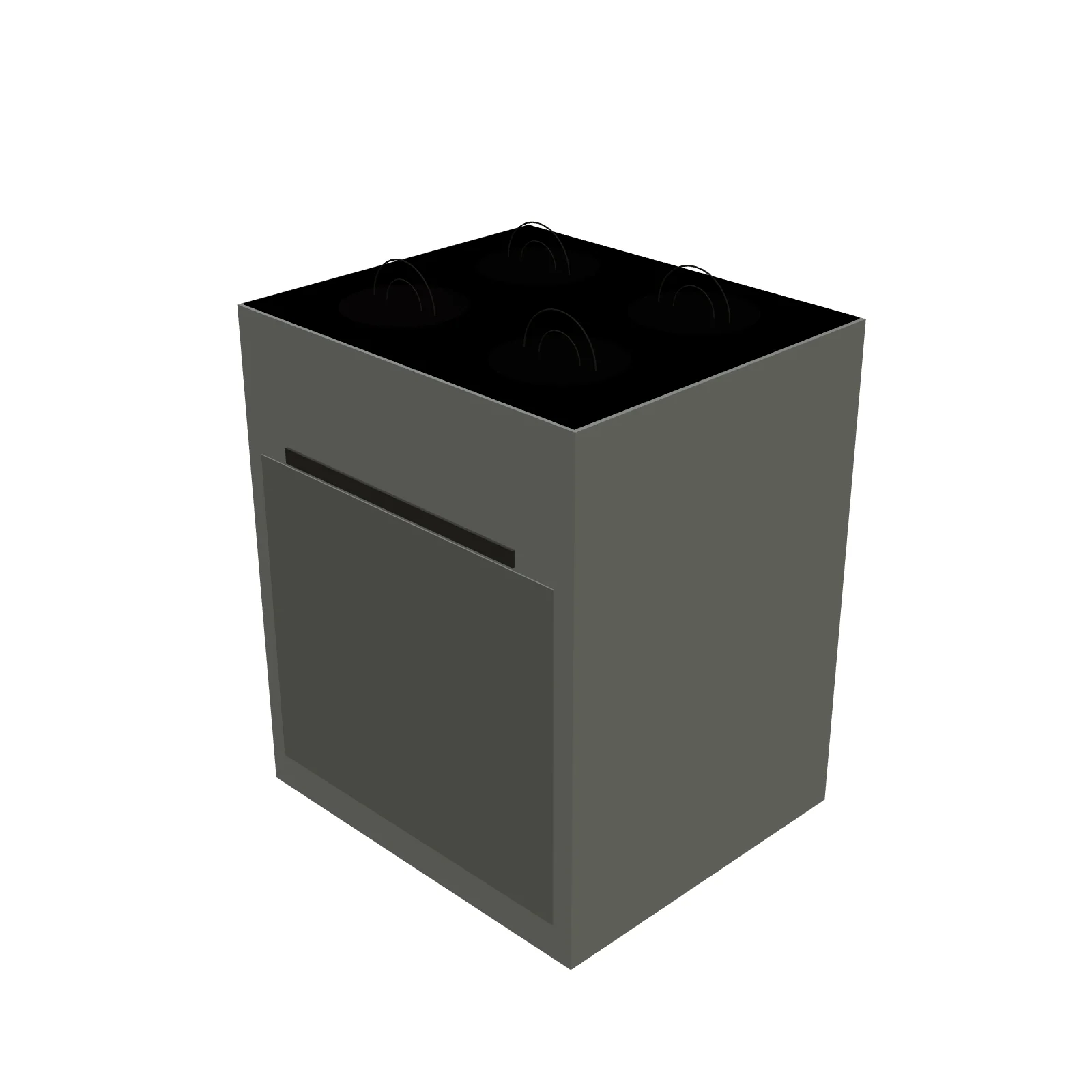 Electric Range 30" — 3D preview