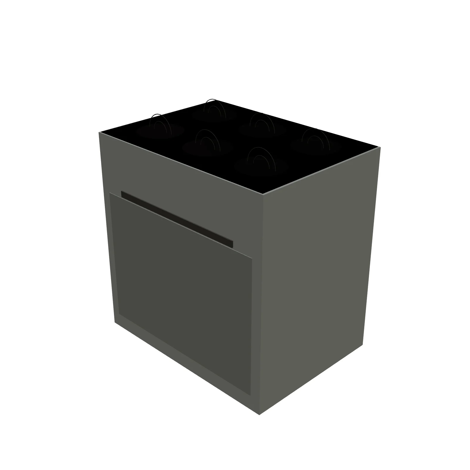 Electric Range 36" — 3D preview