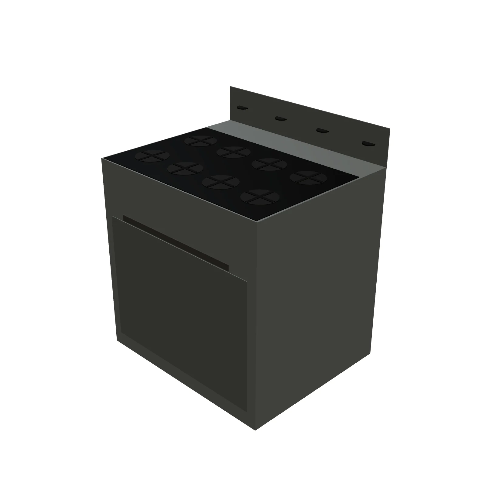Industrial Gas Range 36" — 3D preview