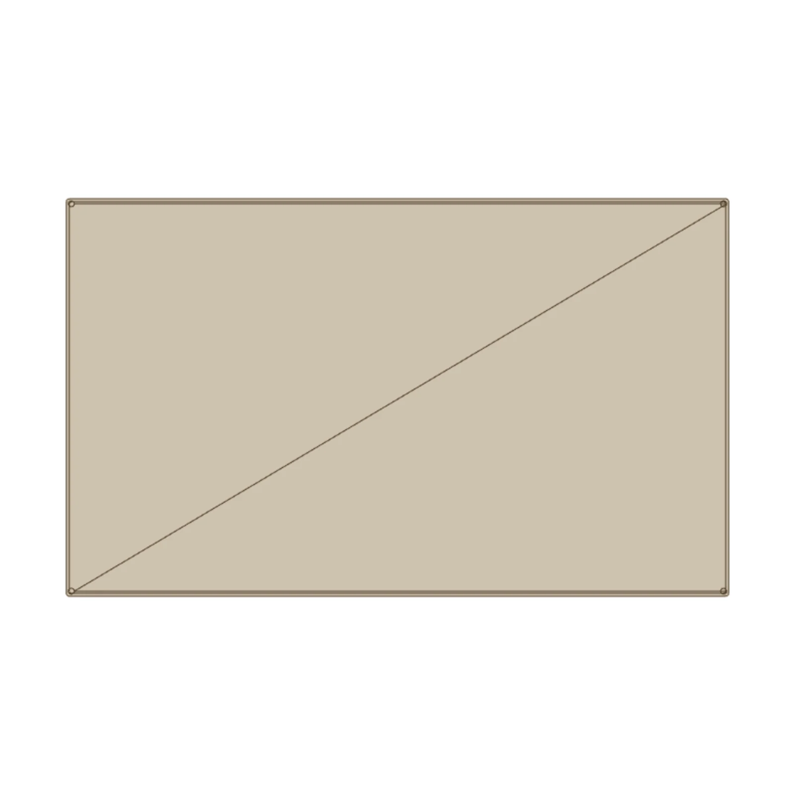 Bar Cart — 2D floor-plan symbol
