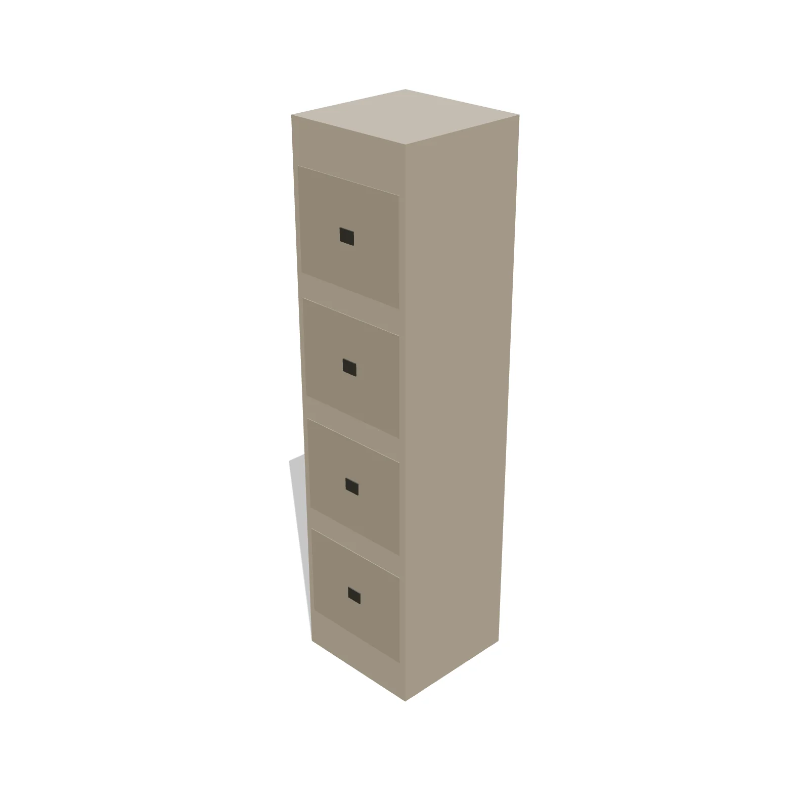 Narrow Linen Cabinet — 3D preview