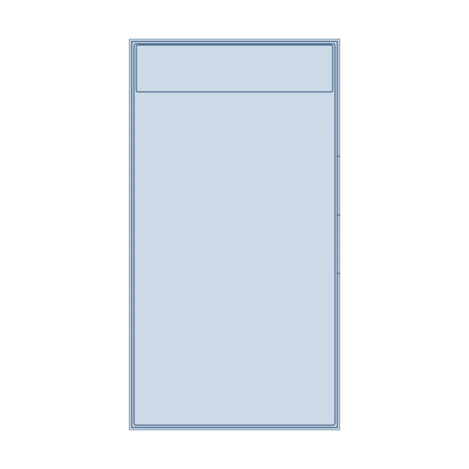 Loft Bed (Twin) — 2D floor-plan symbol