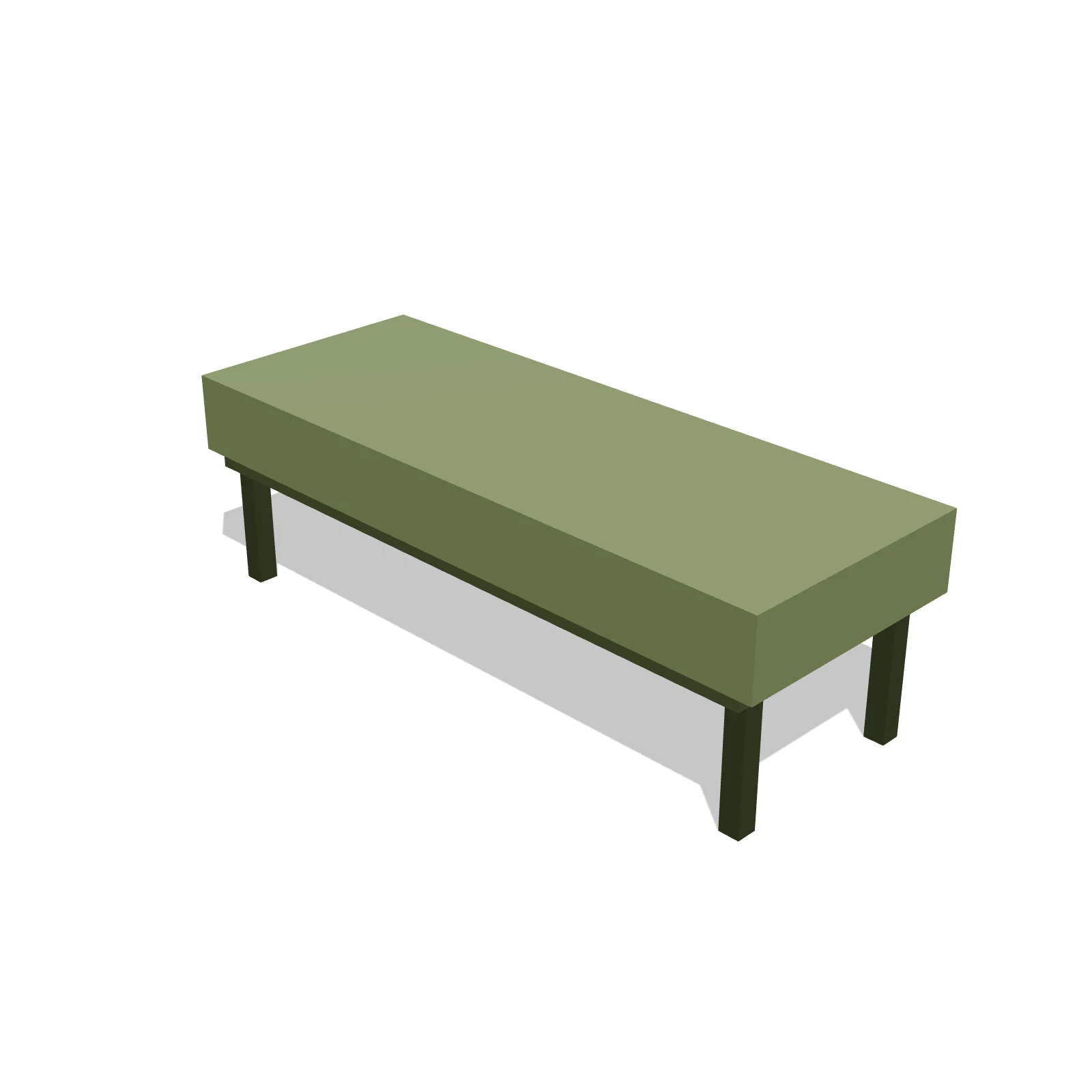 Bedroom Bench — 3D preview