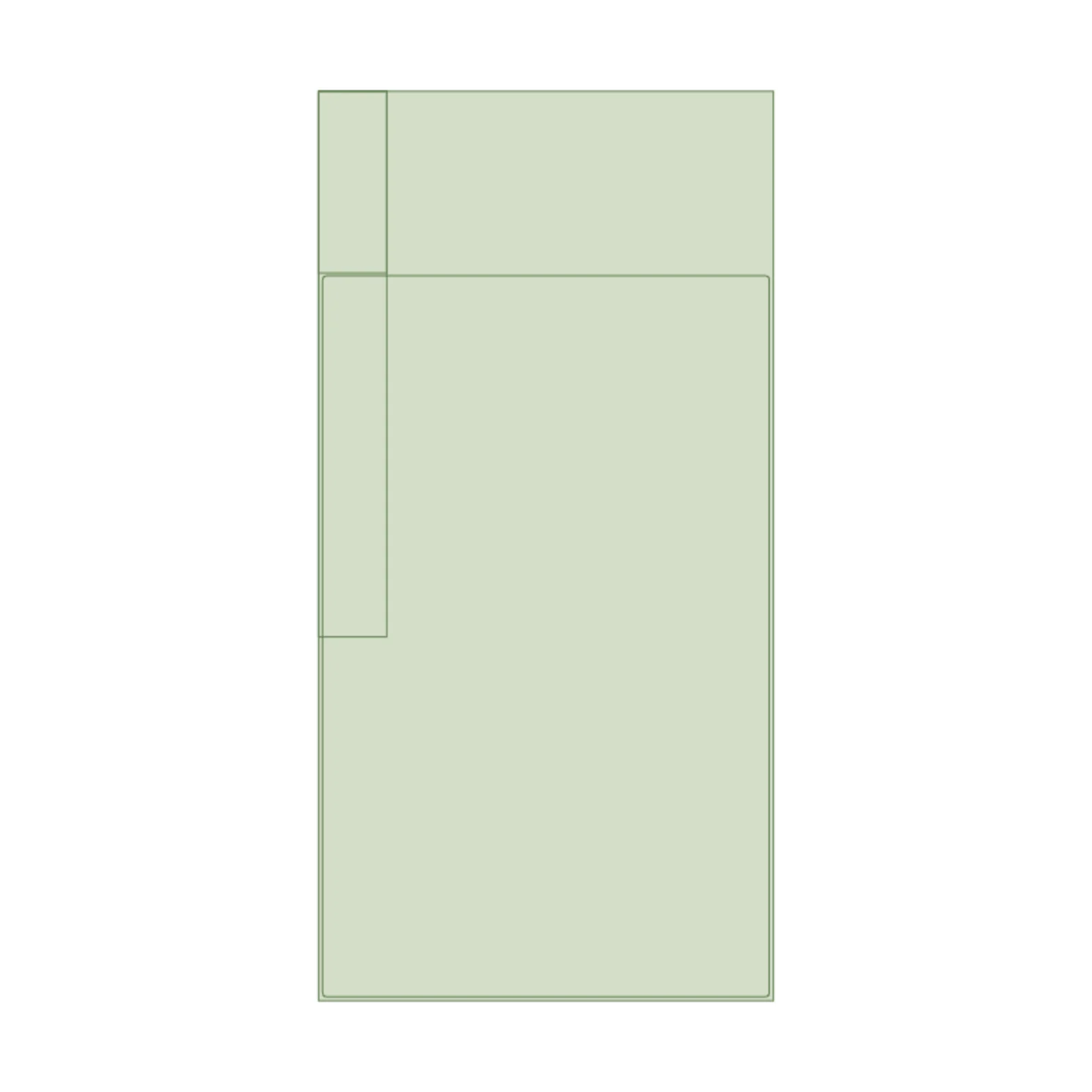Chaise Lounge — 2D floor-plan symbol