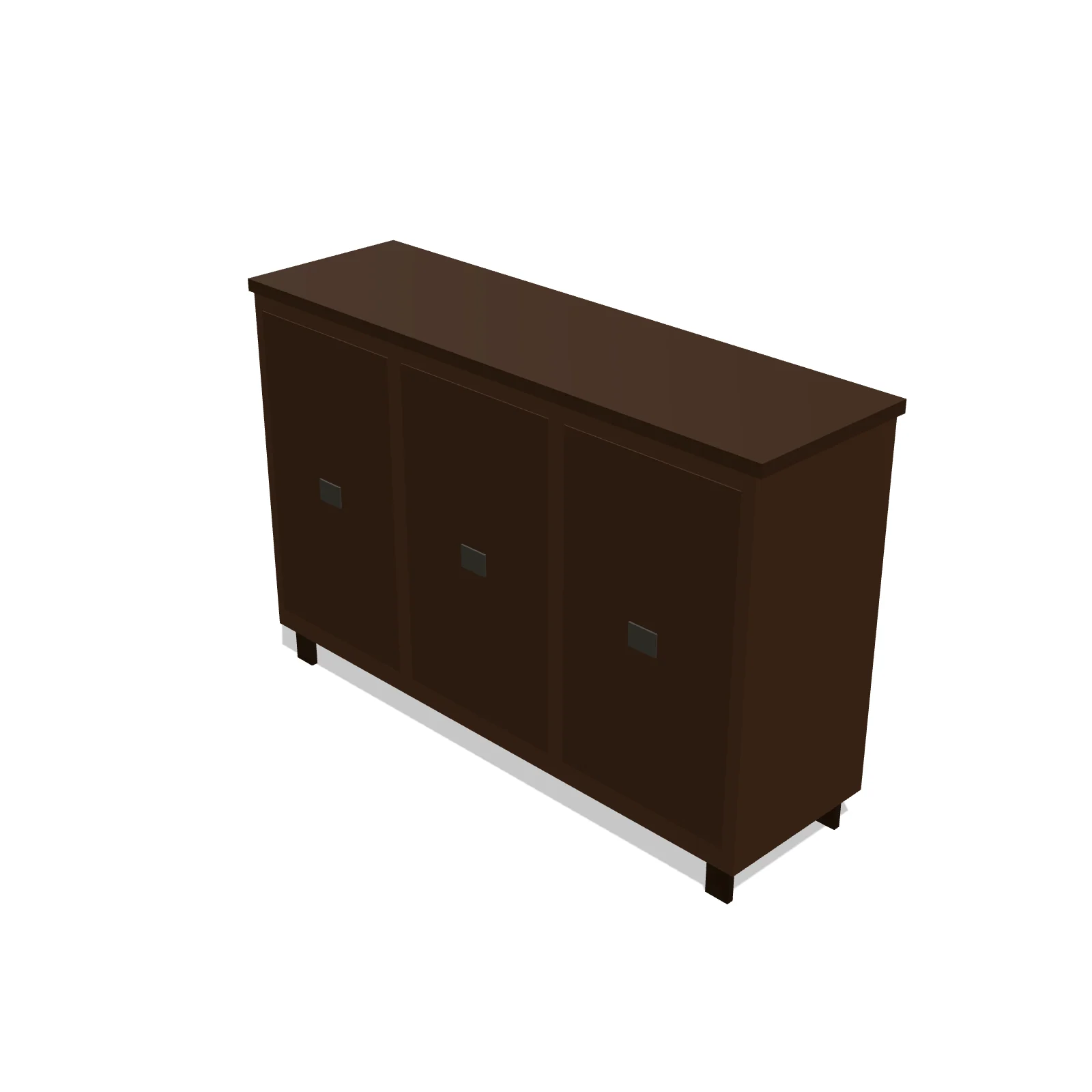 Narrow Sideboard — 3D preview