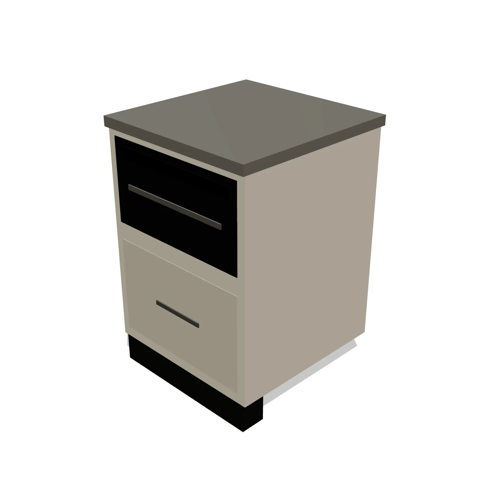 Microwave Drawer Base — 3D preview