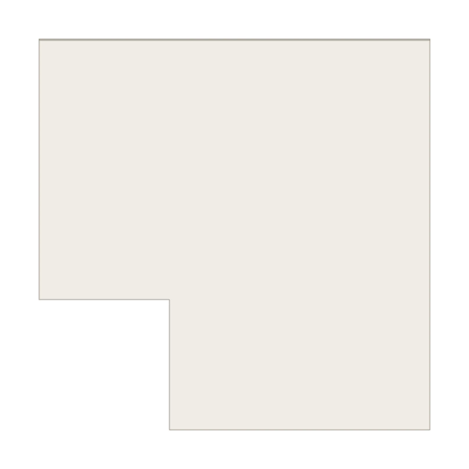 Lazy Susan Corner — 2D floor-plan symbol