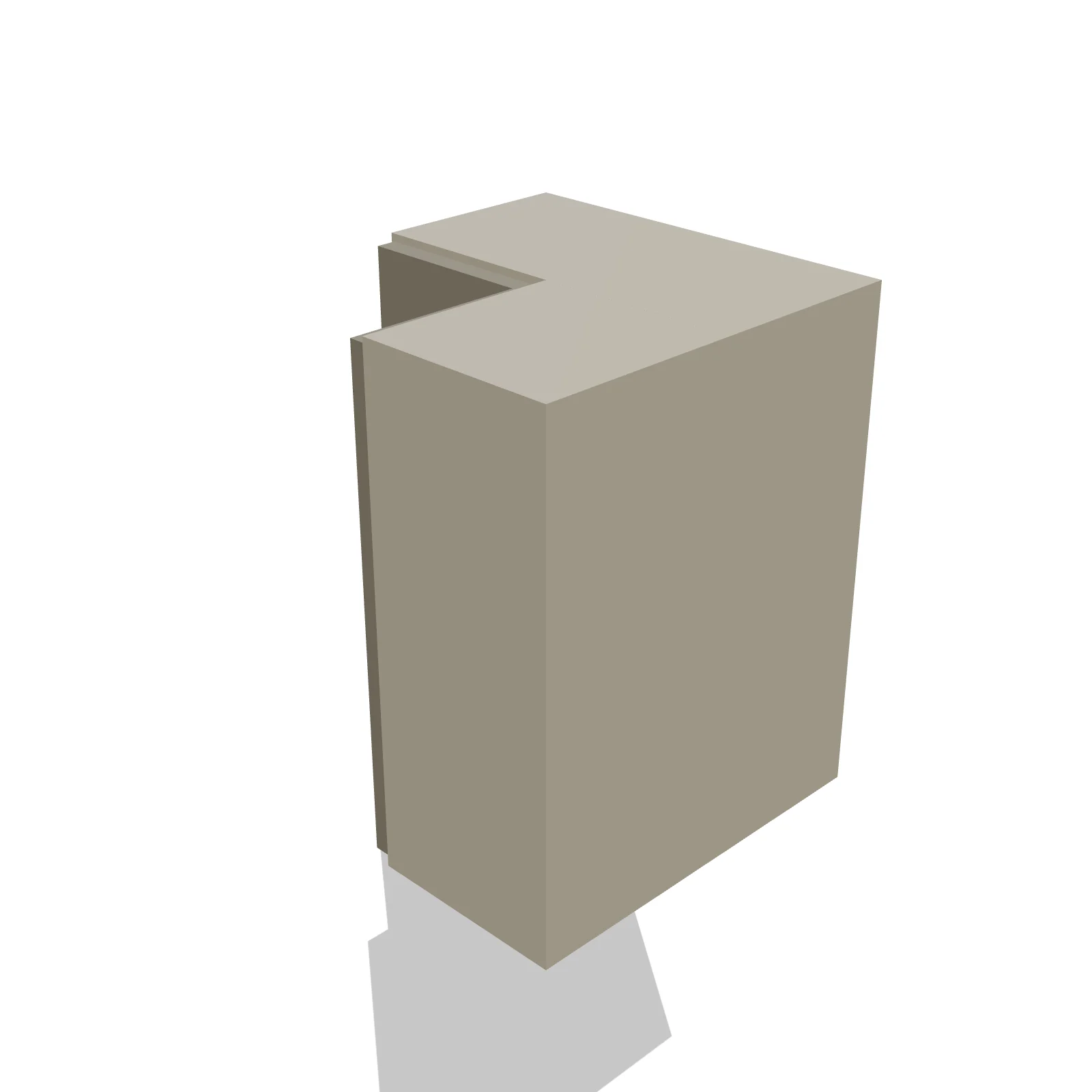 Corner Wall Cabinet 30" — 3D preview