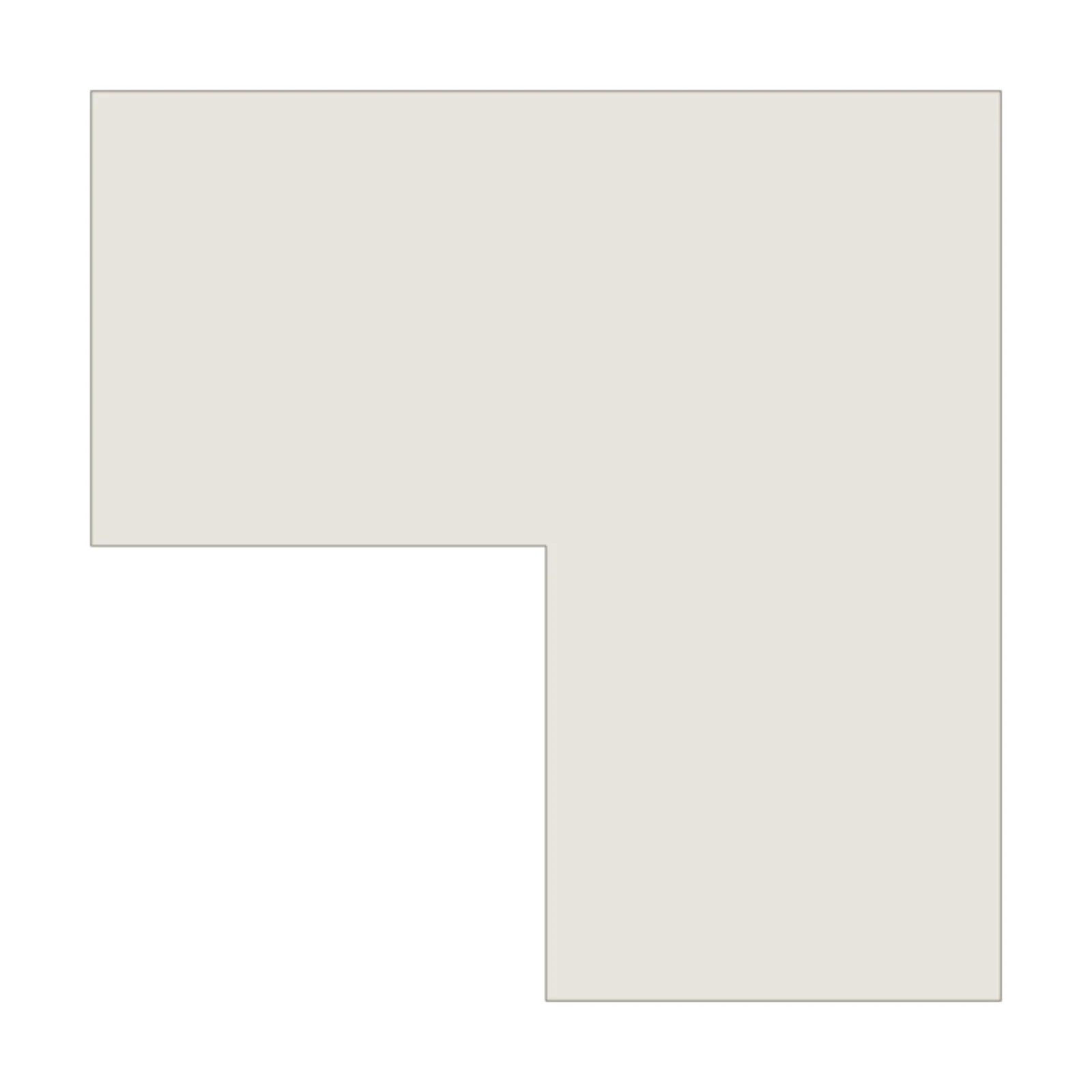 Corner Wall Cabinet 42" — 2D floor-plan symbol