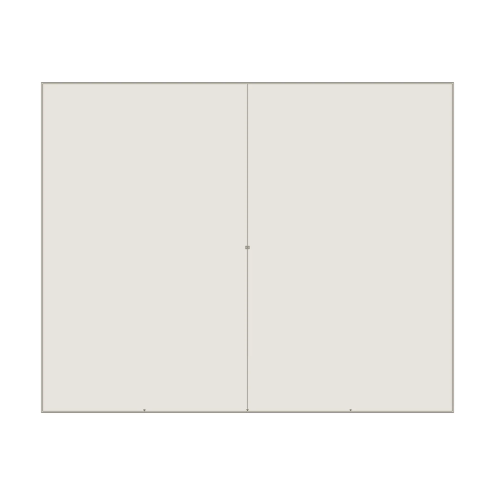 Over-Fridge Cabinet 30W × 12H — 2D floor-plan symbol