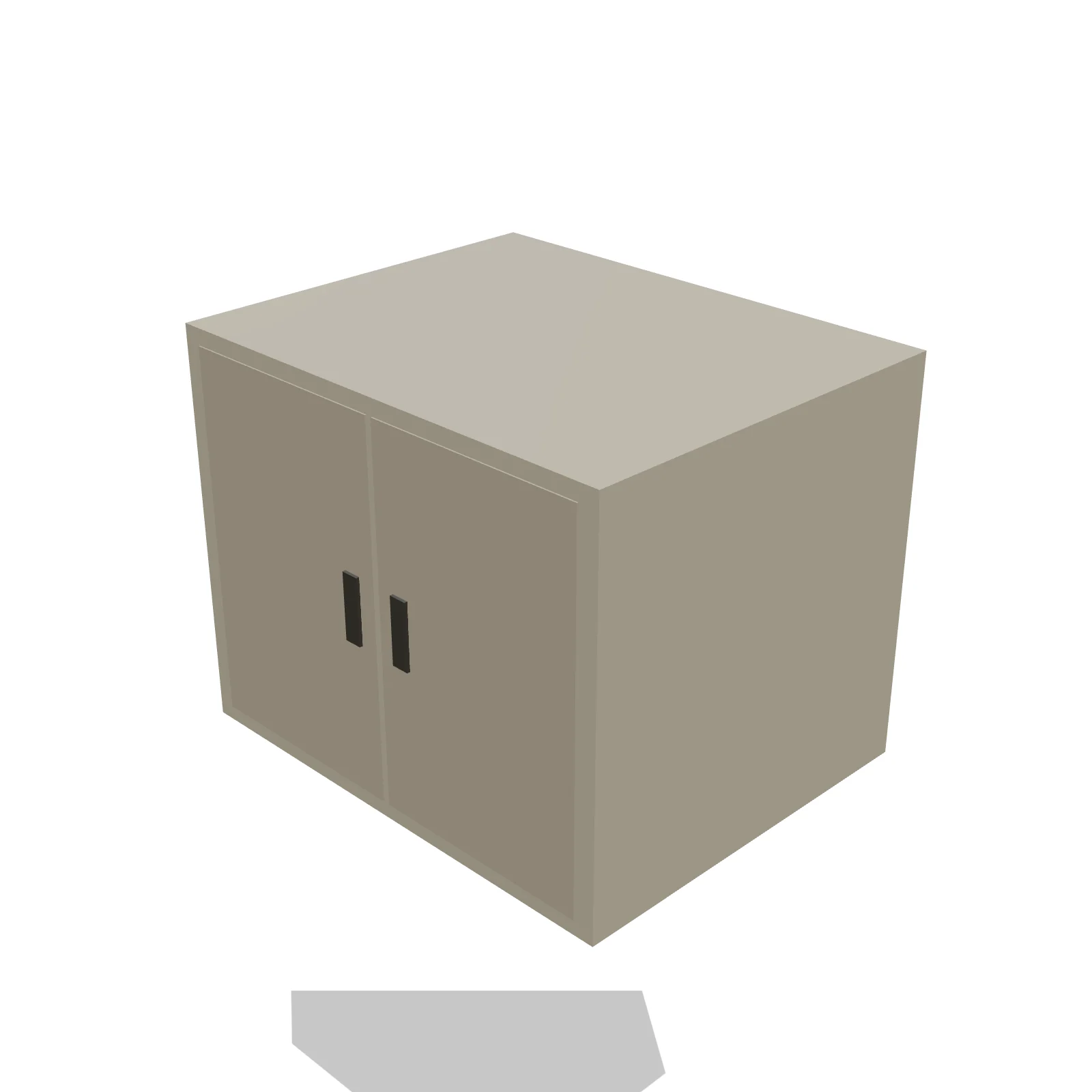 Over-Fridge Cabinet 30W × 24H — 3D preview