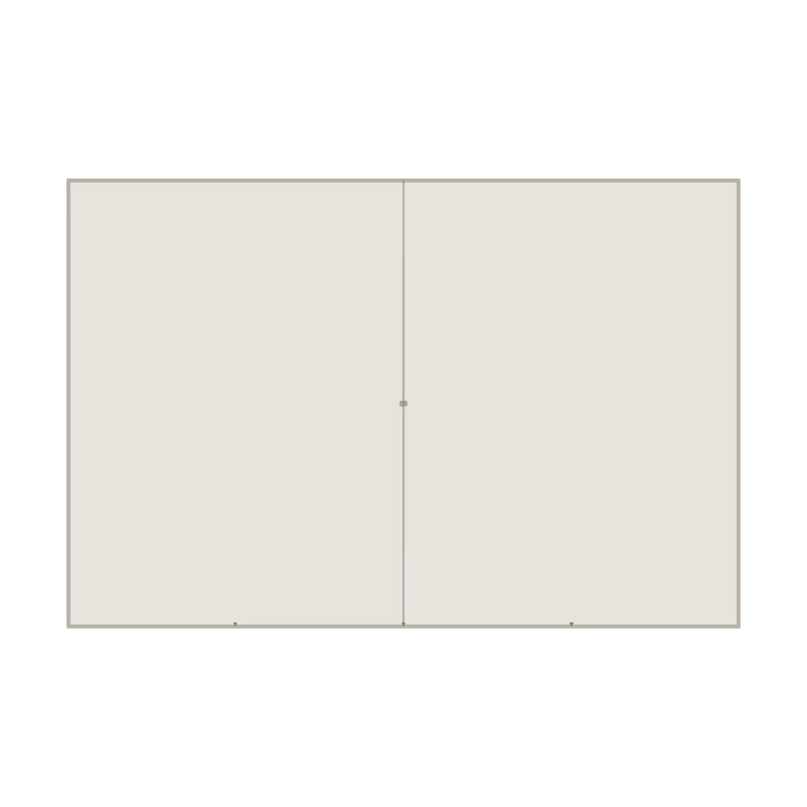 Over-Fridge Cabinet 36W × 12H — 2D floor-plan symbol