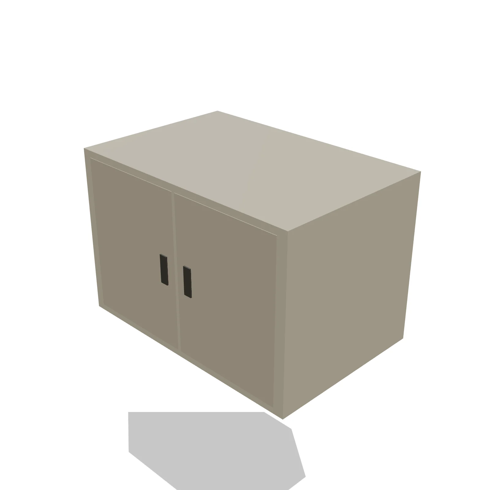 Over-Fridge Cabinet 36W × 24H — 3D preview