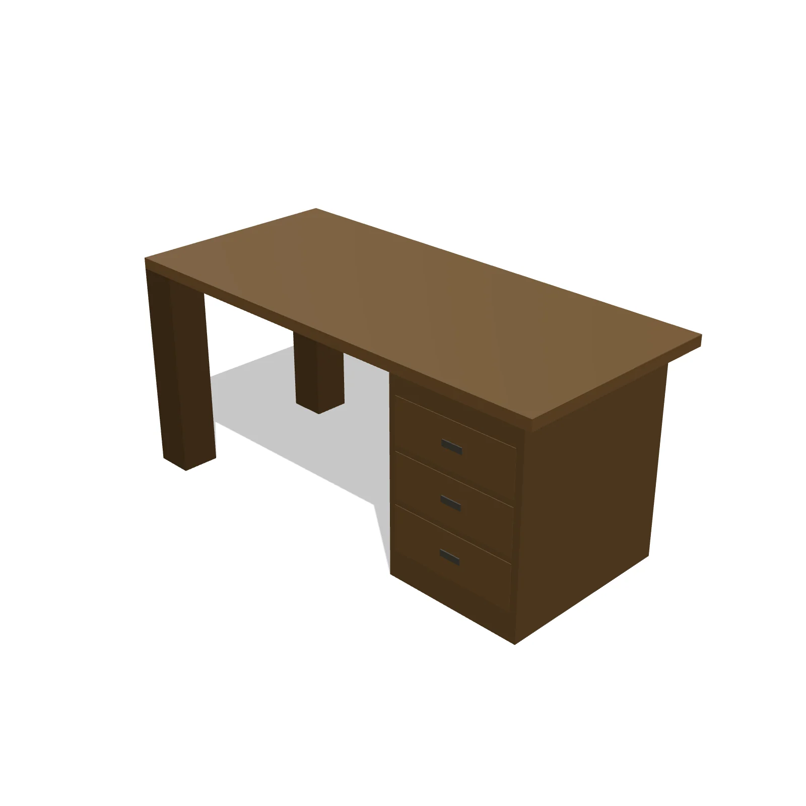 Executive Desk — 3D preview