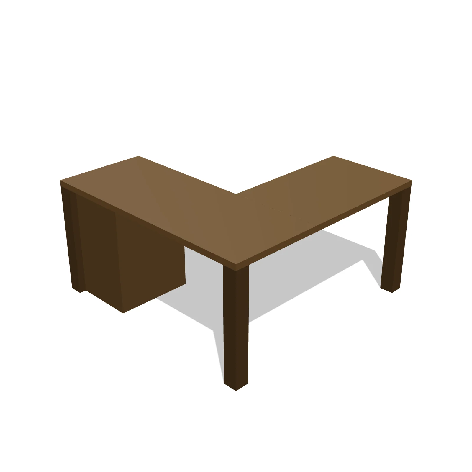 L-Shaped Desk — 3D preview