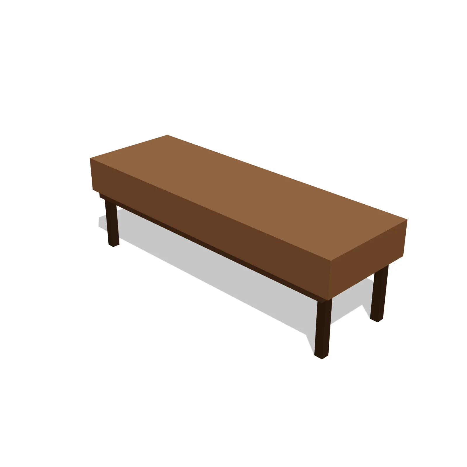 Dining Bench 48" — 3D preview