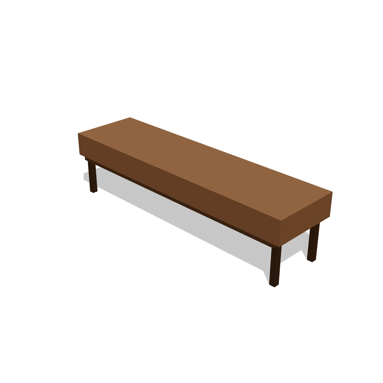 Dining Bench 60" — 3D preview