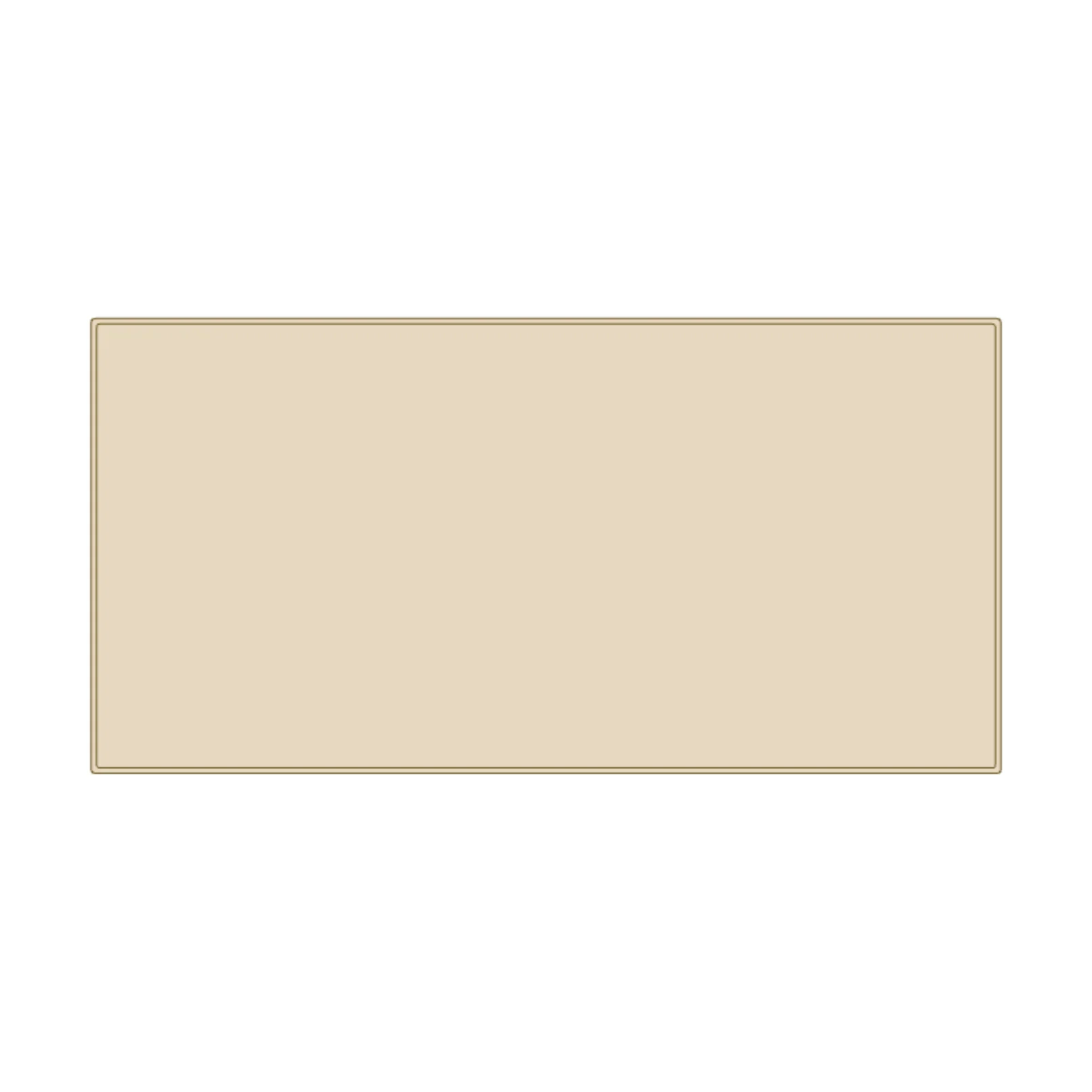 Rectangle 72x36 — 2D floor-plan symbol