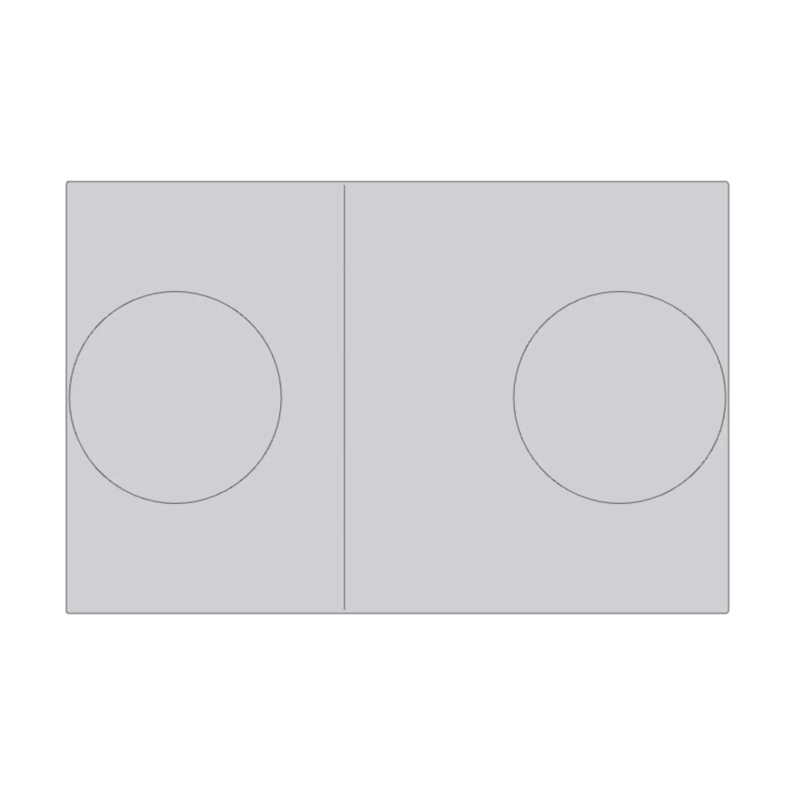 Furnace (Horizontal) — 2D floor-plan symbol