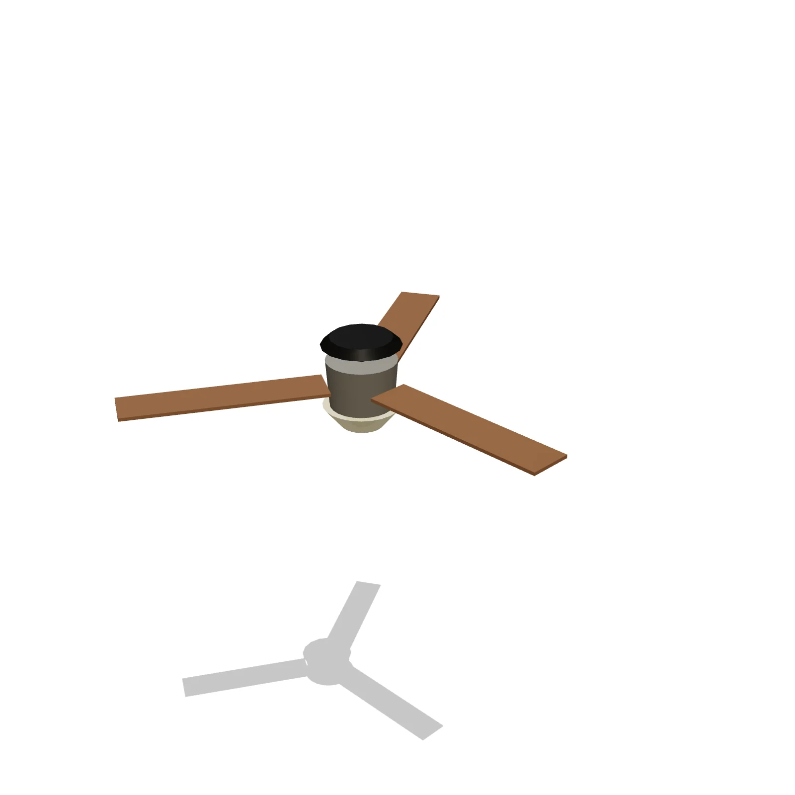 Ceiling Fan with Light 52" — 3D preview