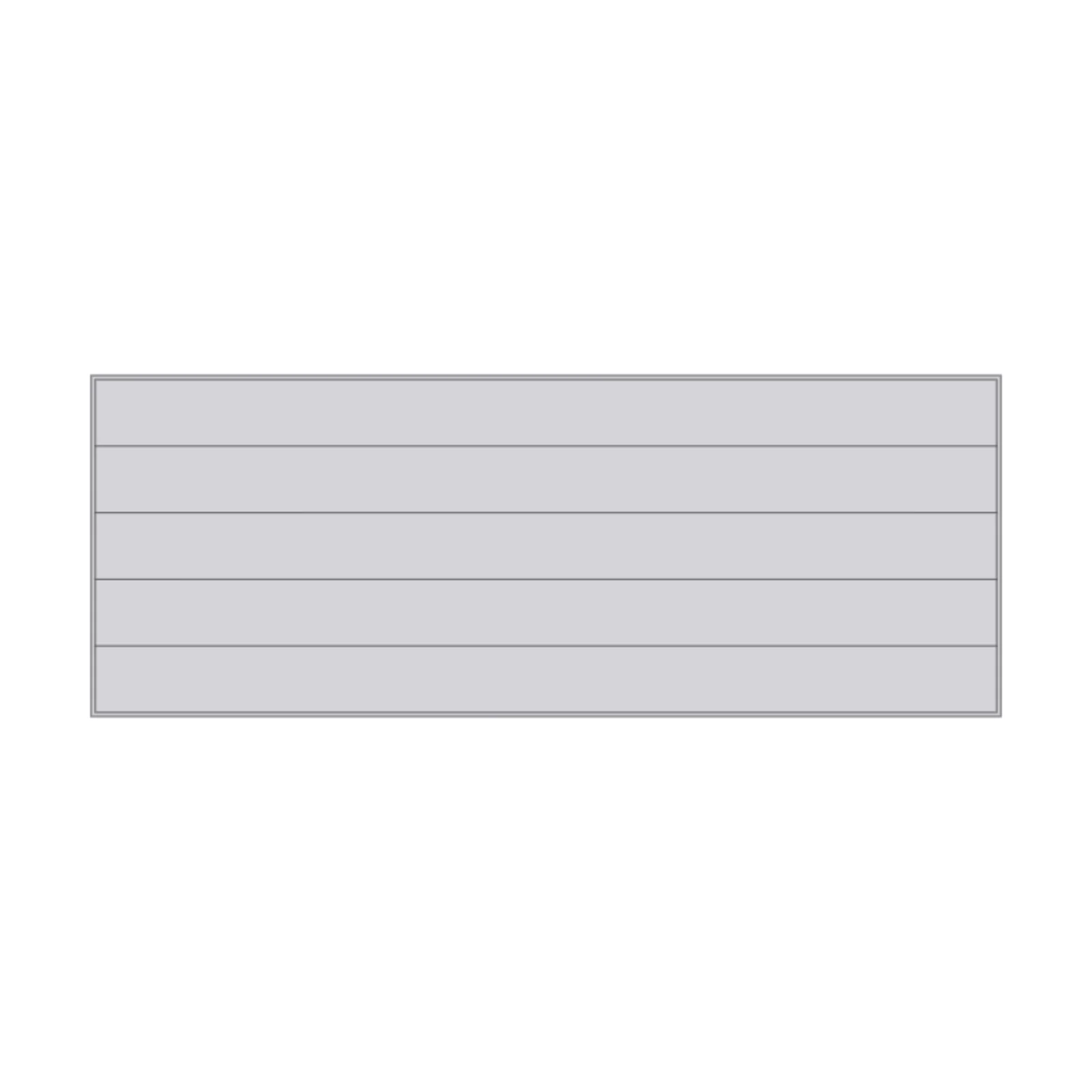 4-Tier Shelf 48" — 2D floor-plan symbol