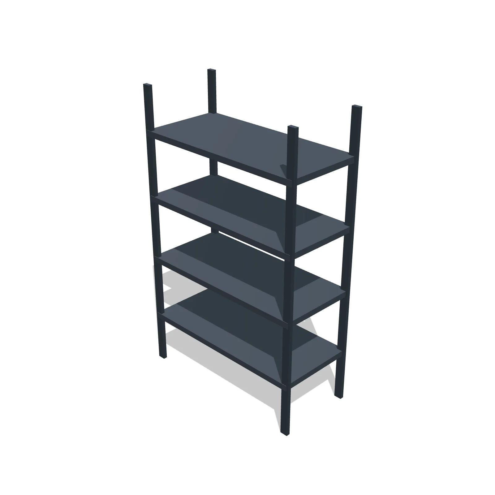 5-Tier Shelf 48" — 3D preview