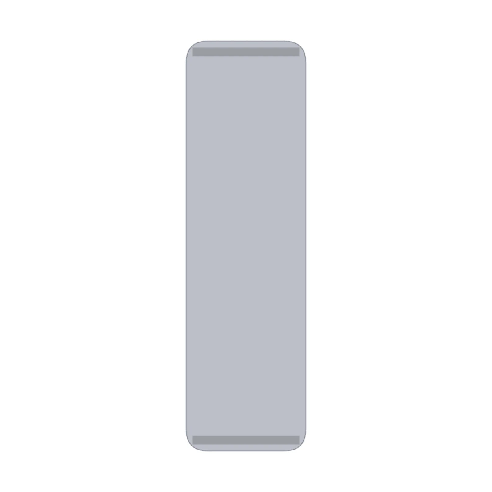 Flat Bench — 2D floor-plan symbol