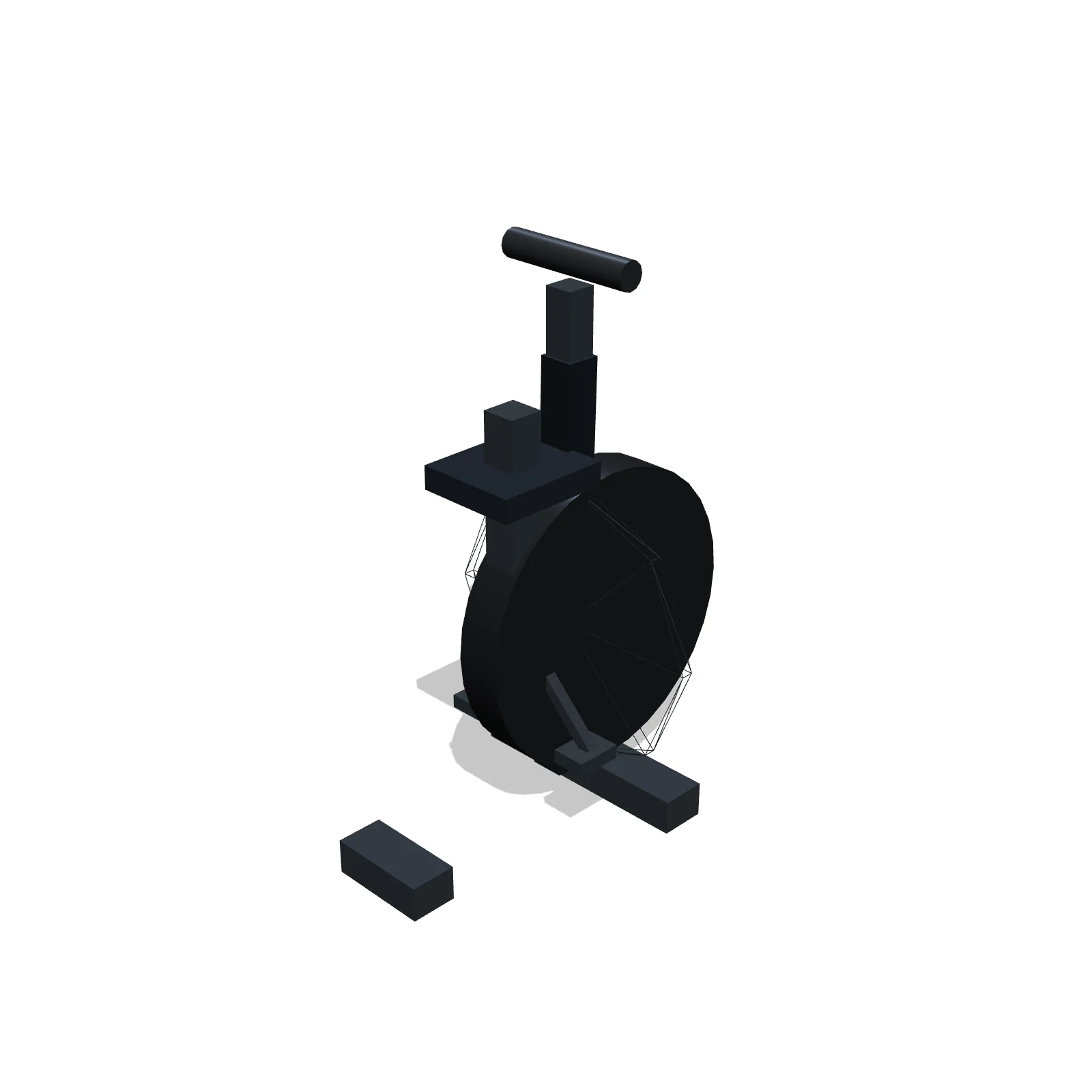 Upright Bike — 3D preview