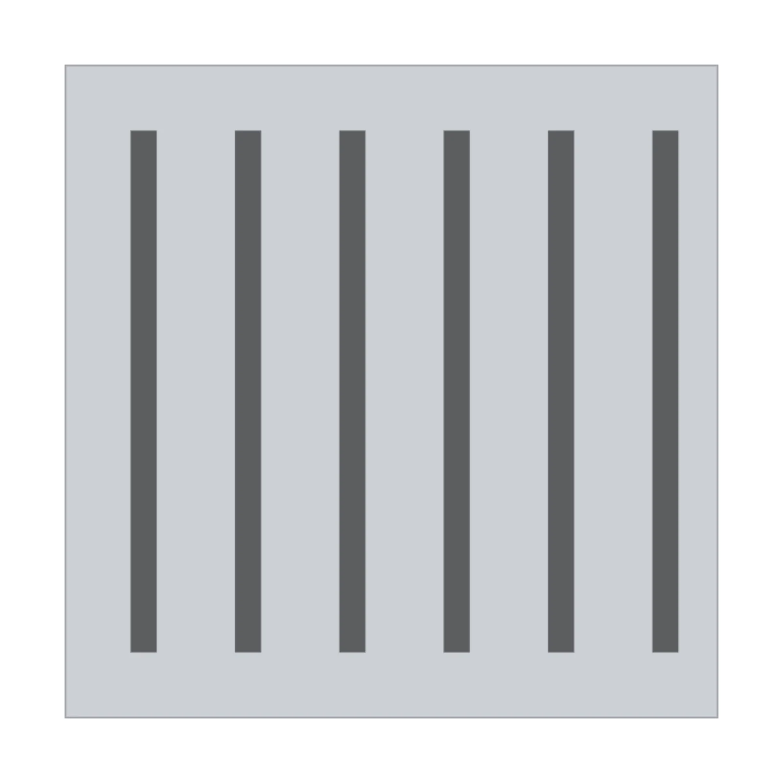 Vertical Barbell Holder — 2D floor-plan symbol