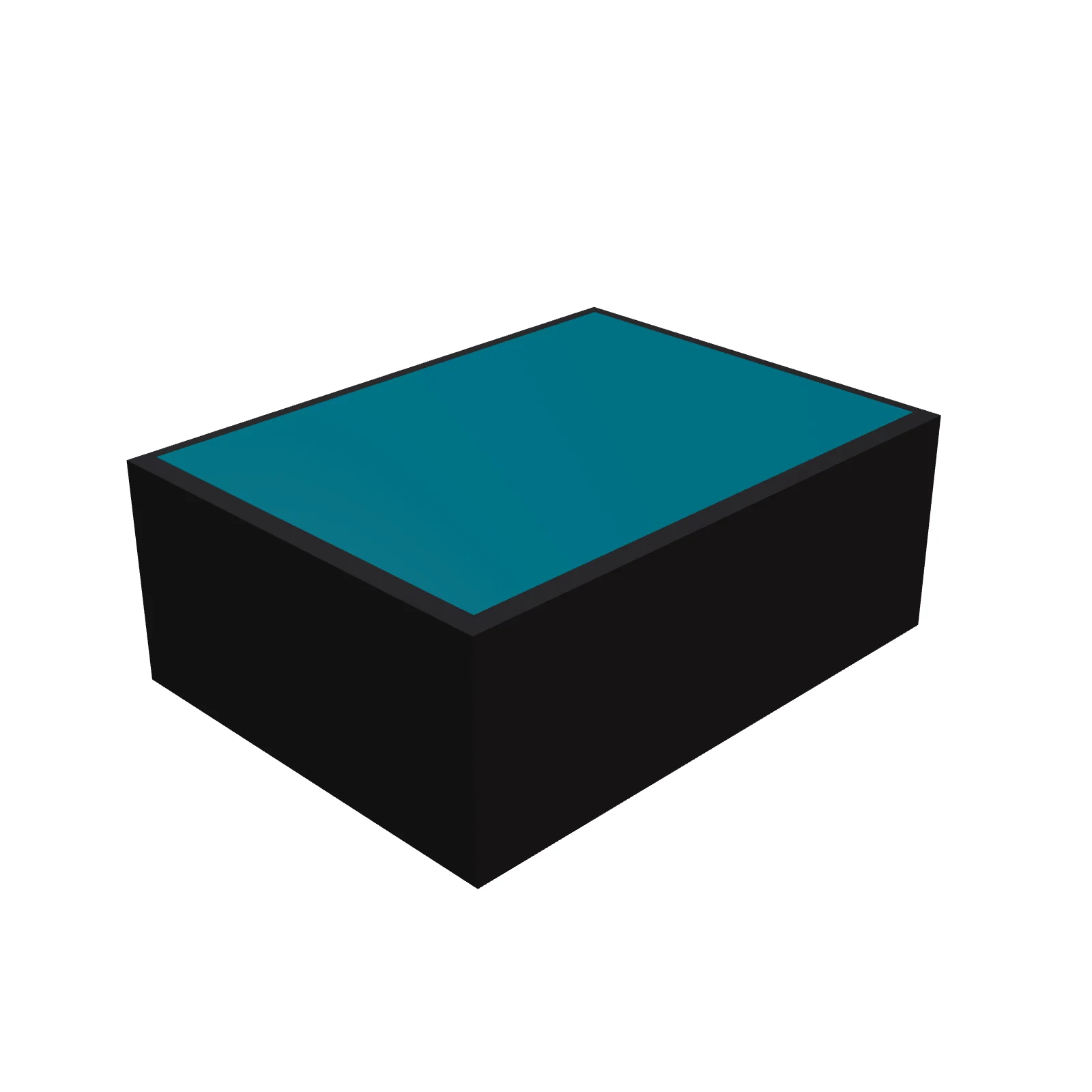 Rectangular Hot Tub — 3D preview