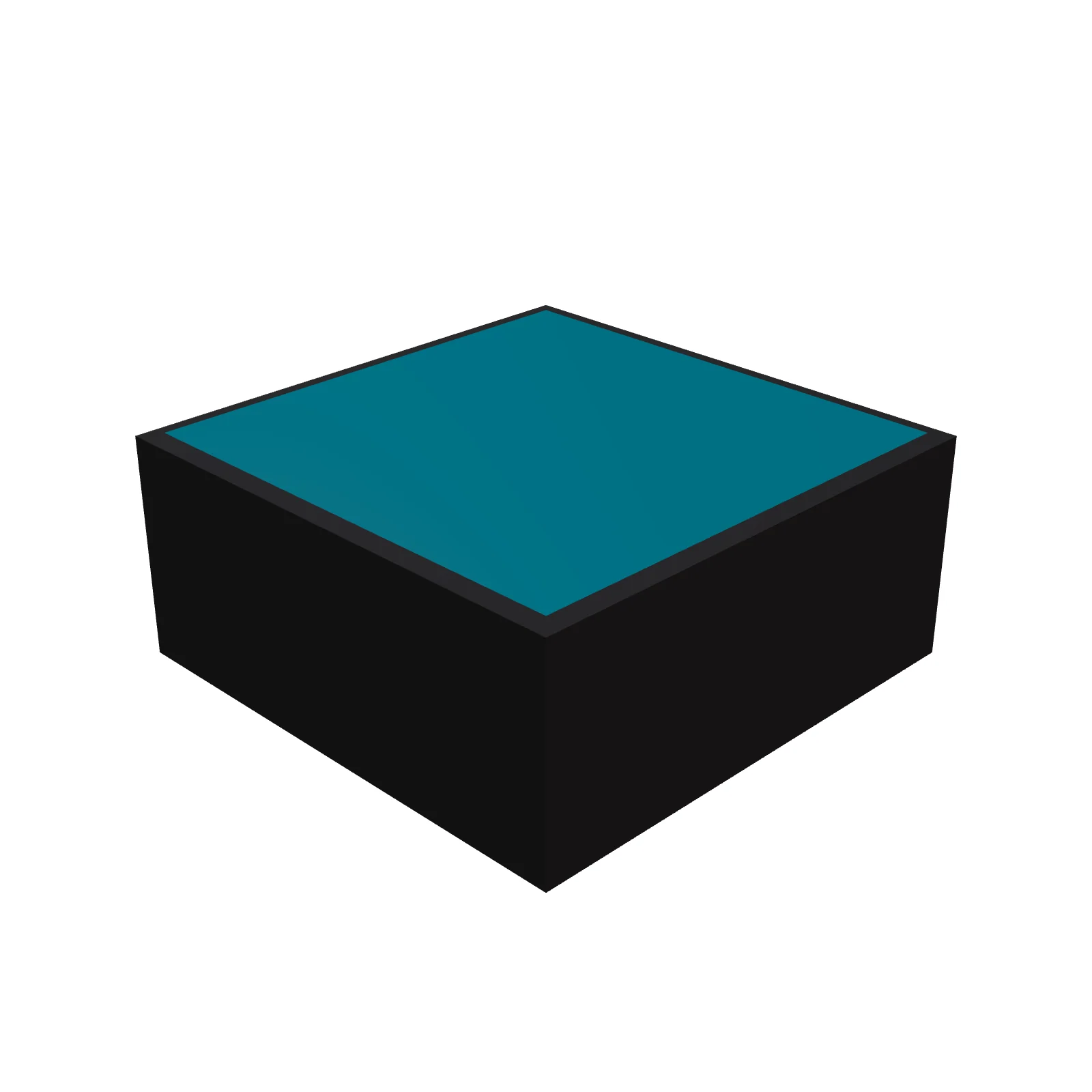 Square Hot Tub — 3D preview