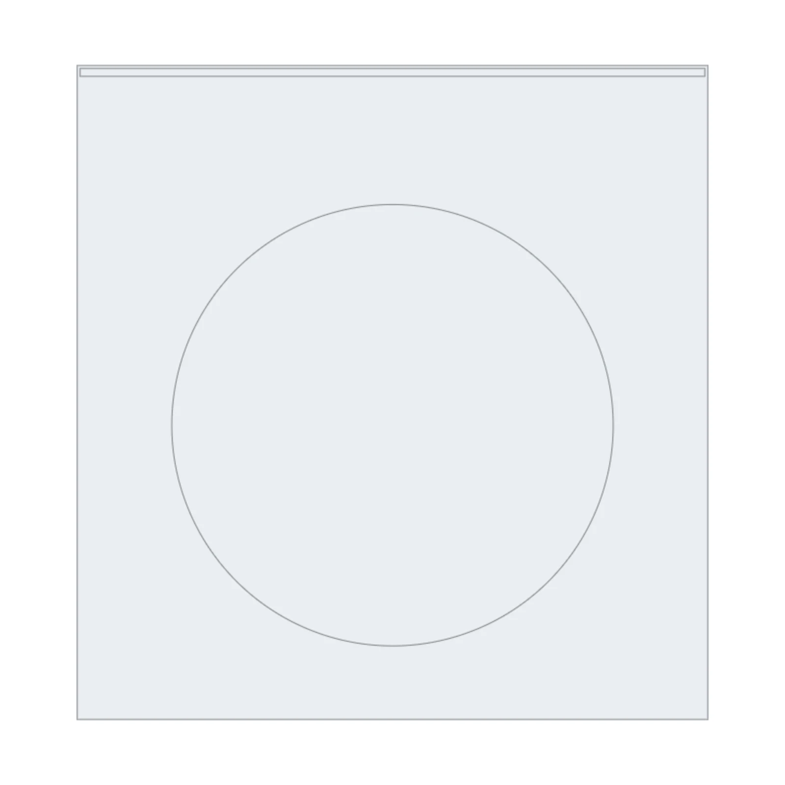 Front-Load Washer — 2D floor-plan symbol