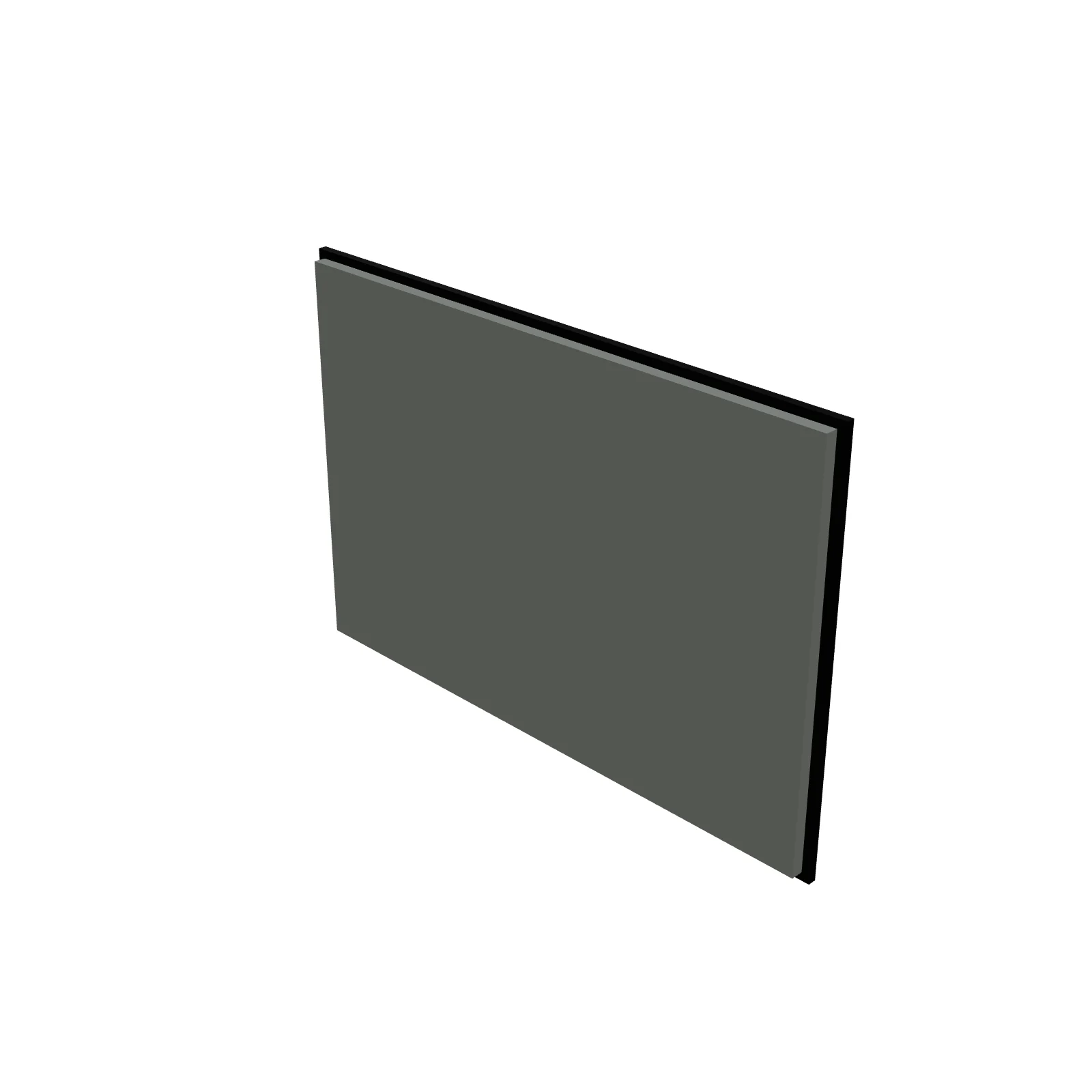 Rectangular Mirror 36×24" — 3D preview