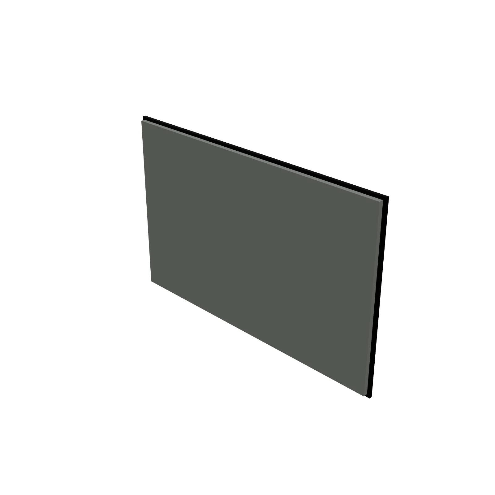 Rectangular Mirror 48×30" — 3D preview