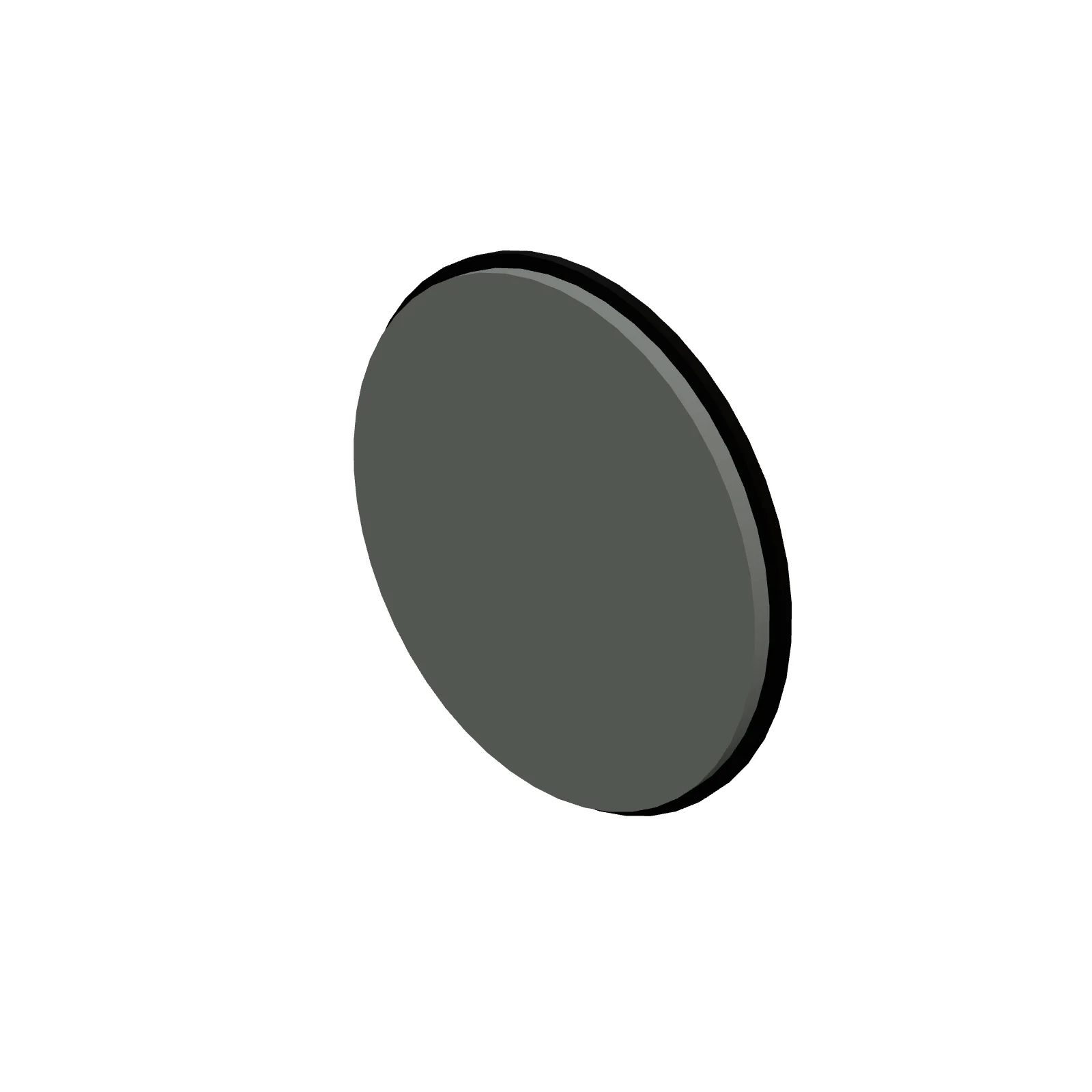 Round Mirror 20" — 3D preview