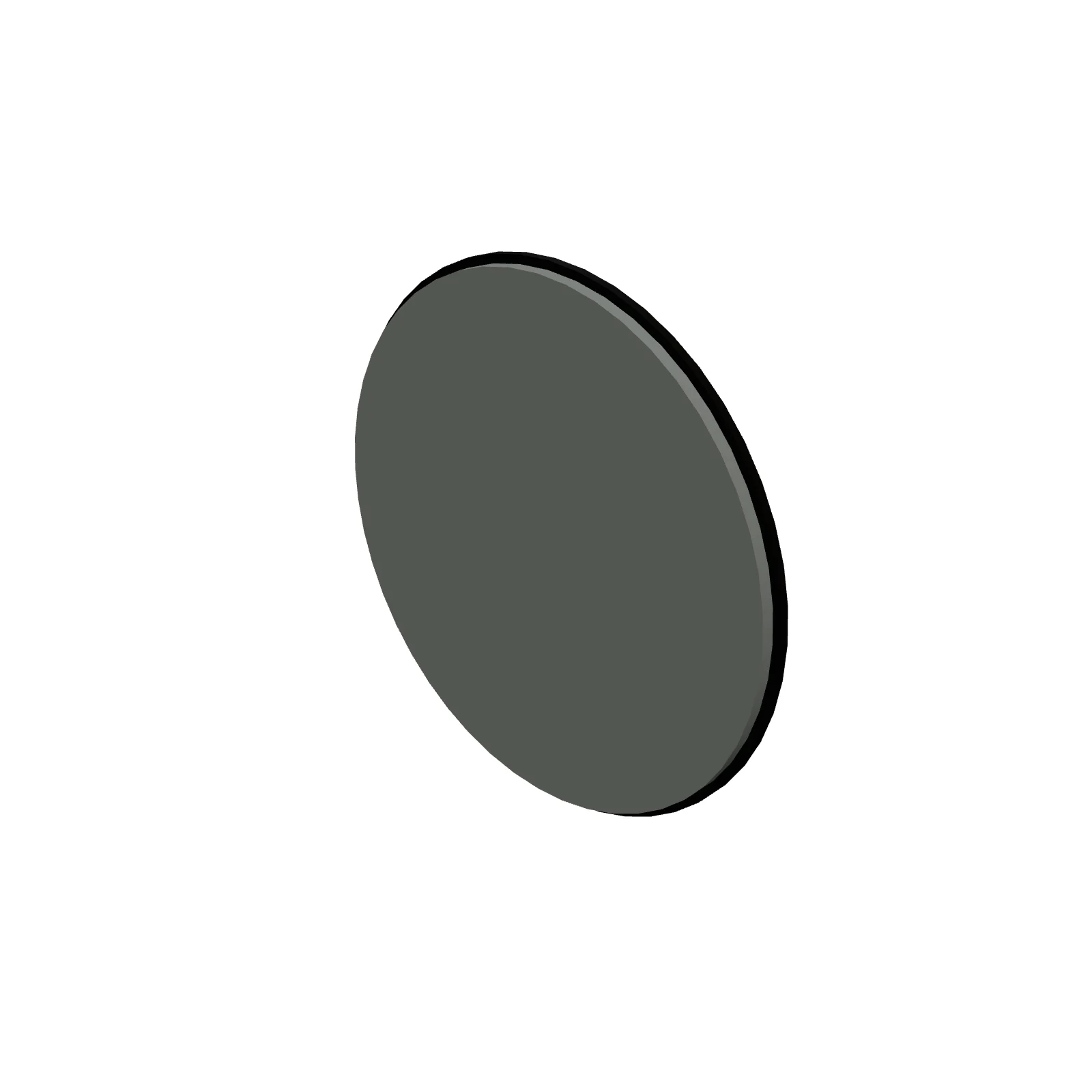 Round Mirror 30" — 3D preview