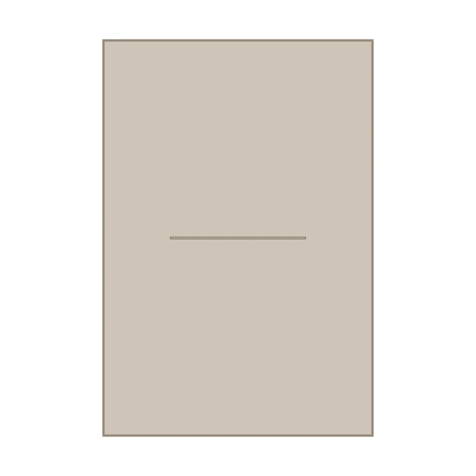 4-Drawer Filing Cabinet — 2D floor-plan symbol