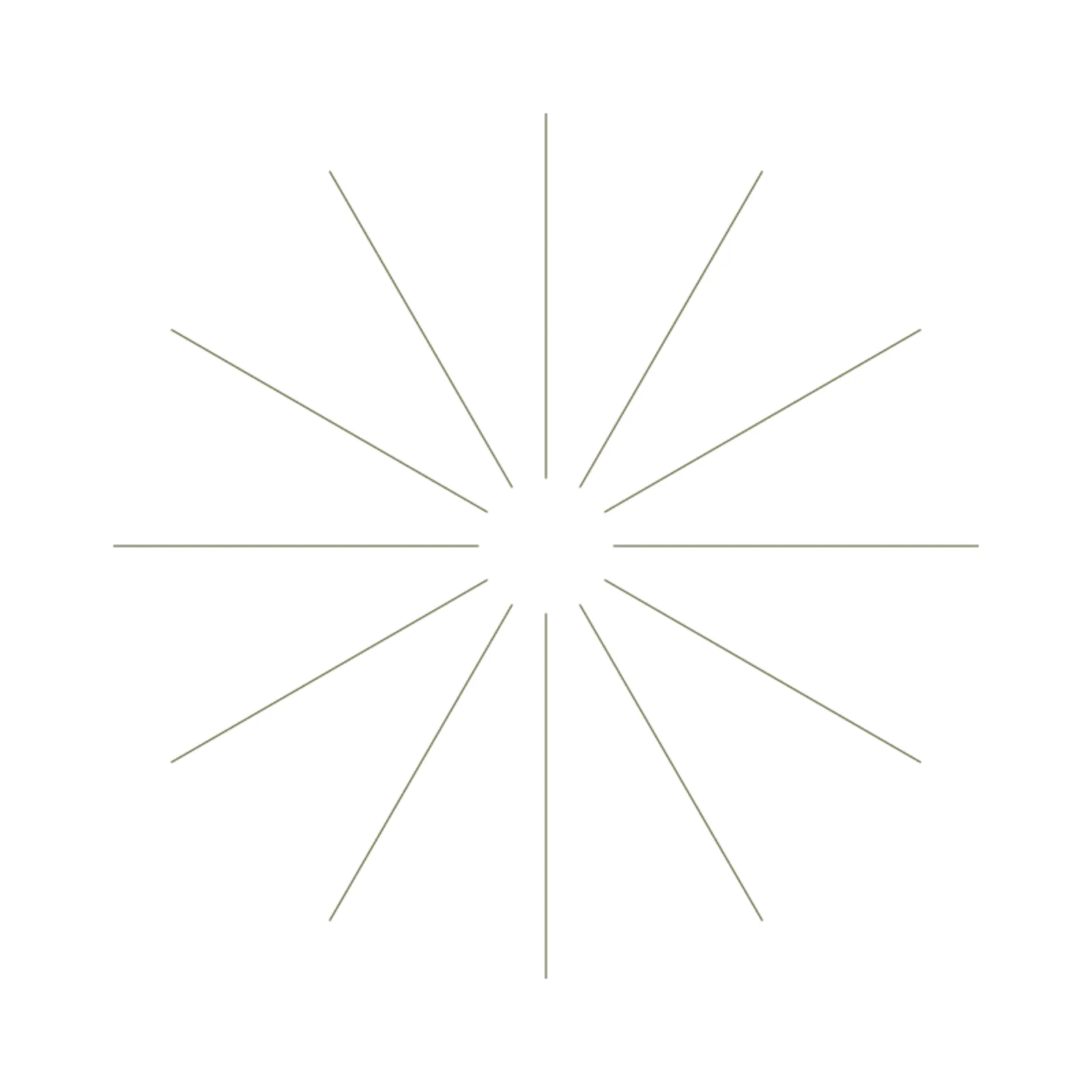 Ornamental Grass — 2D floor-plan symbol