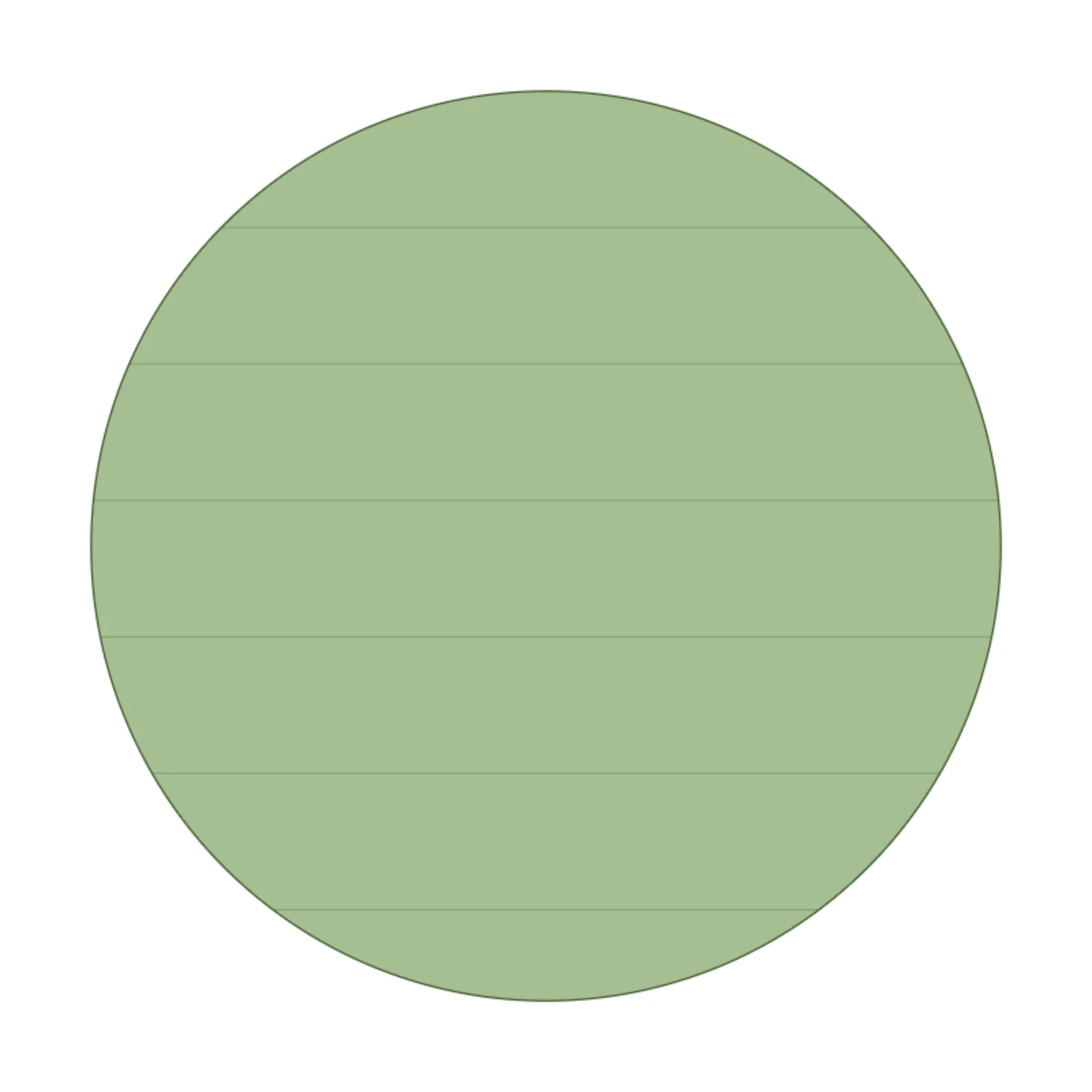 Medium Bush — 2D floor-plan symbol