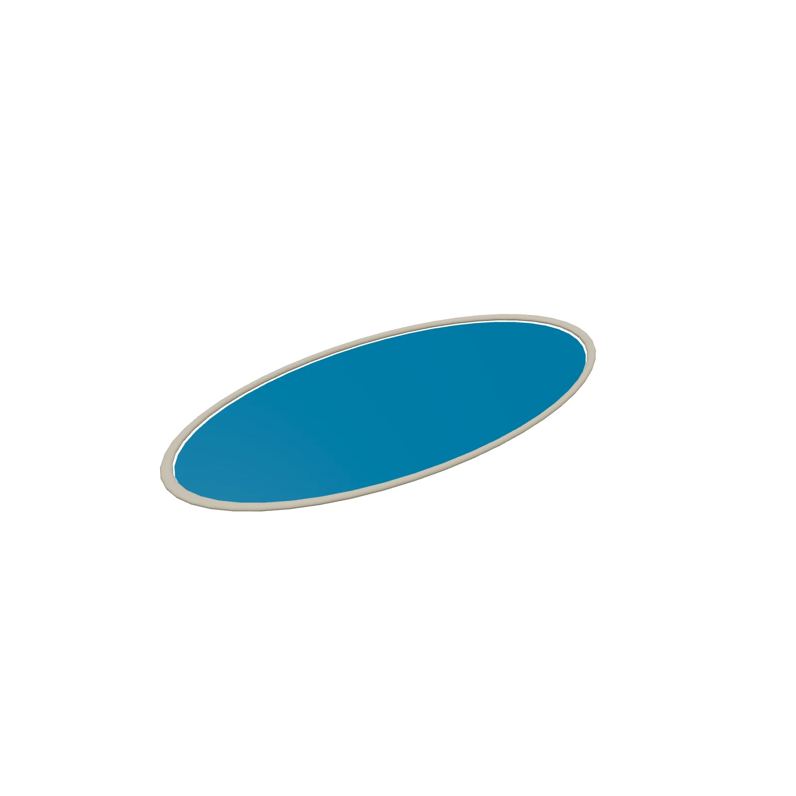 Oval Pool 14×28 — 3D preview
