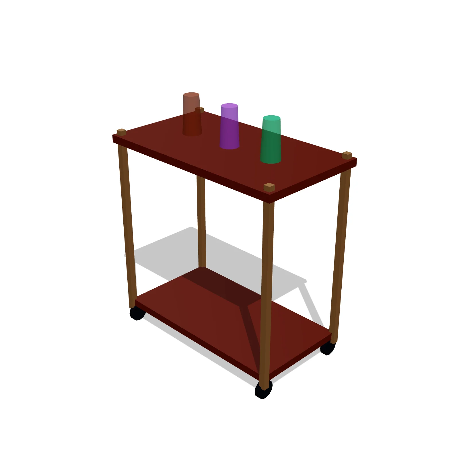 Bar Cart — 3D preview