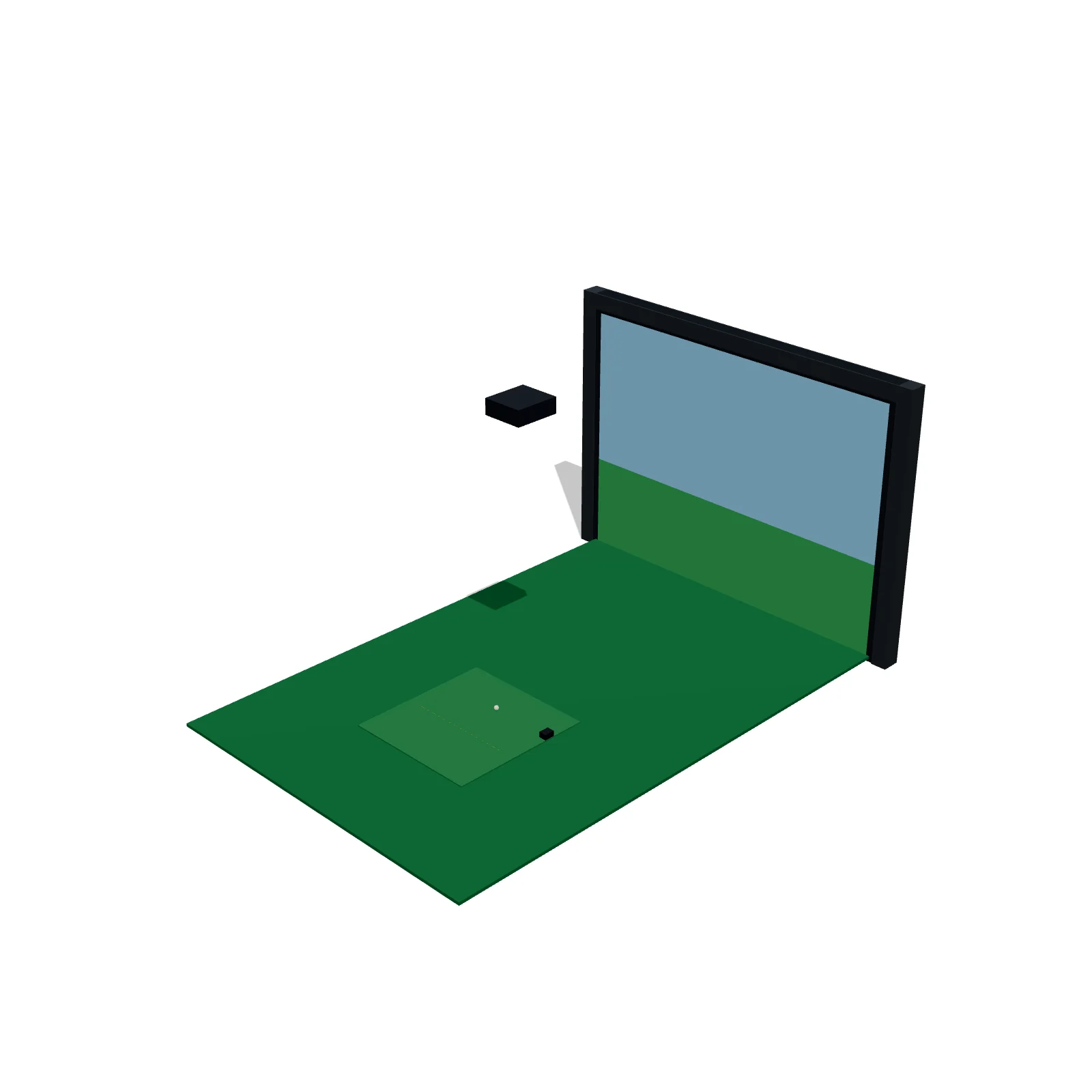 Golf Simulator (Pro) — 3D preview