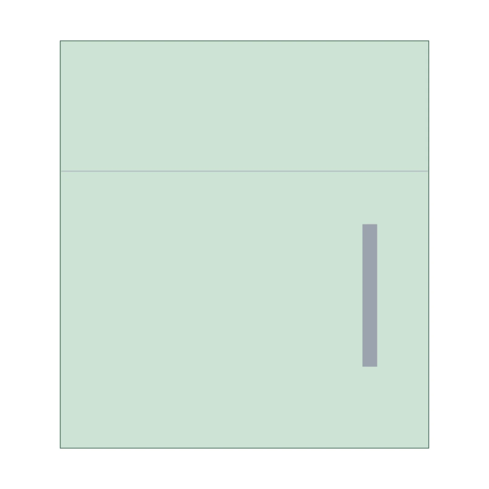 Mini Fridge — 2D floor-plan symbol