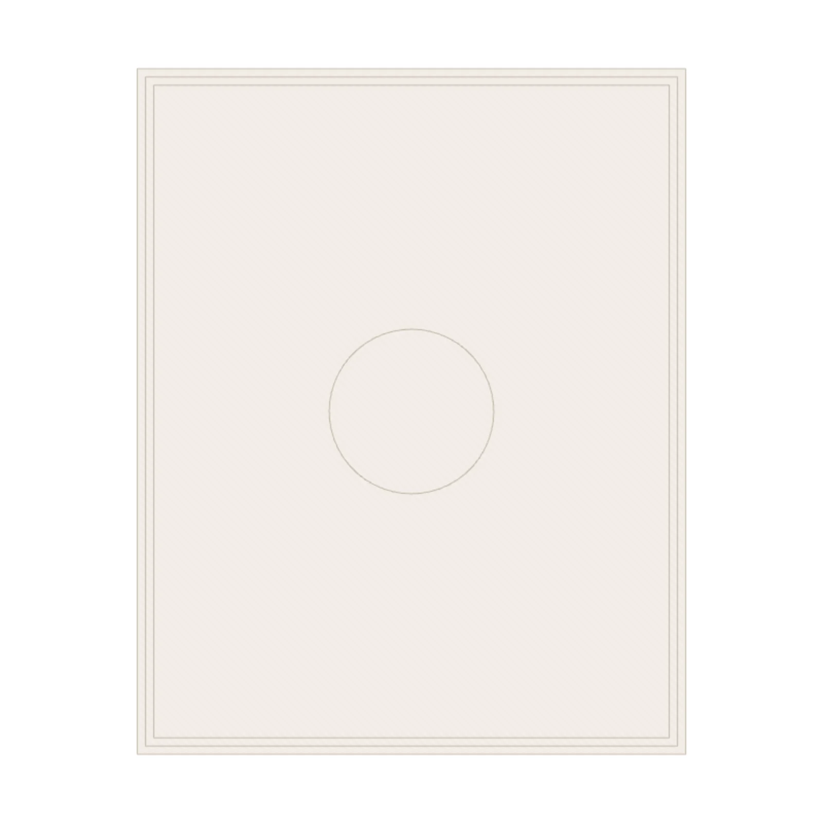 Dining Rug 8x10 — 2D floor-plan symbol