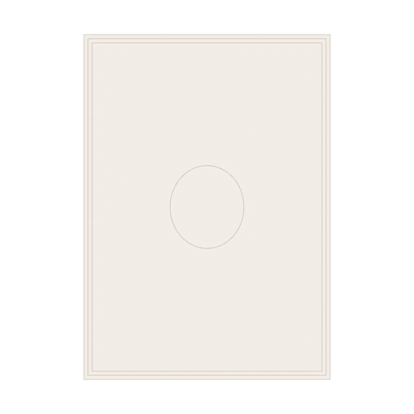 Office Area Rug 5x7 — 2D floor-plan symbol