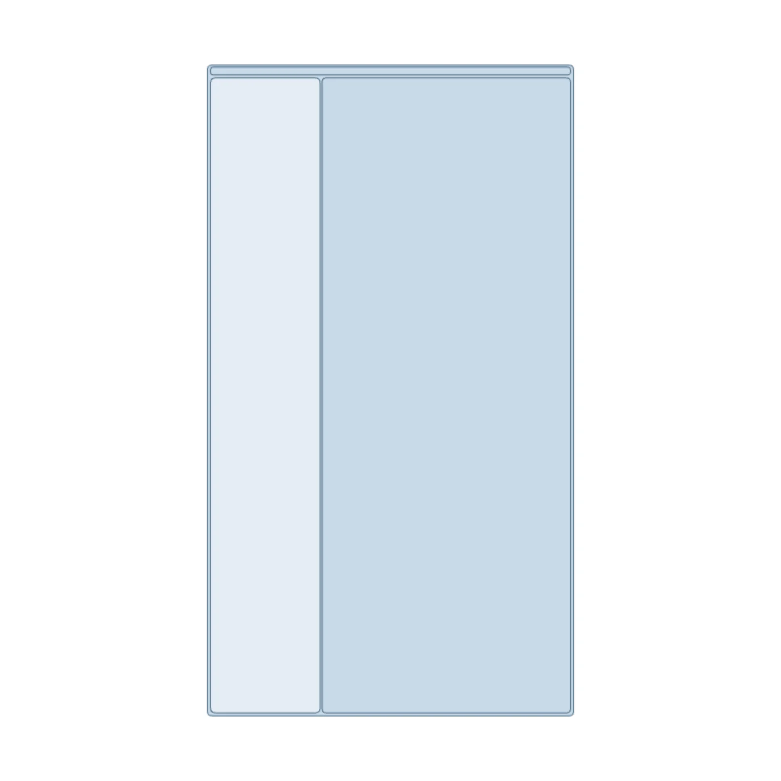 Chaise Left — 2D floor-plan symbol