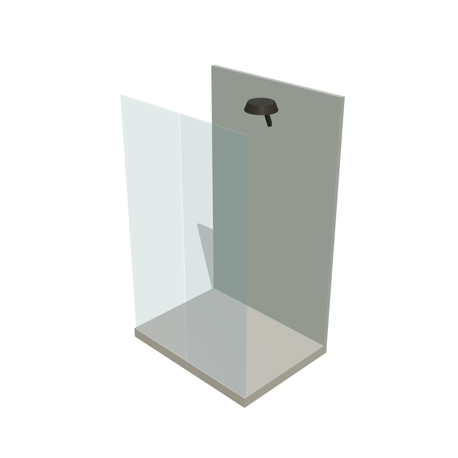 Shower Stall 48" — 3D preview