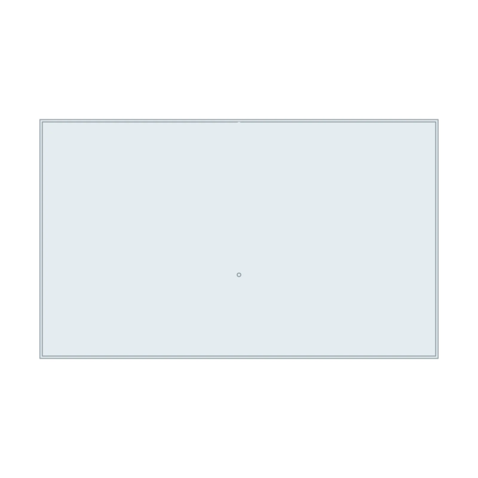 Walk-in Shower 60" — 2D floor-plan symbol