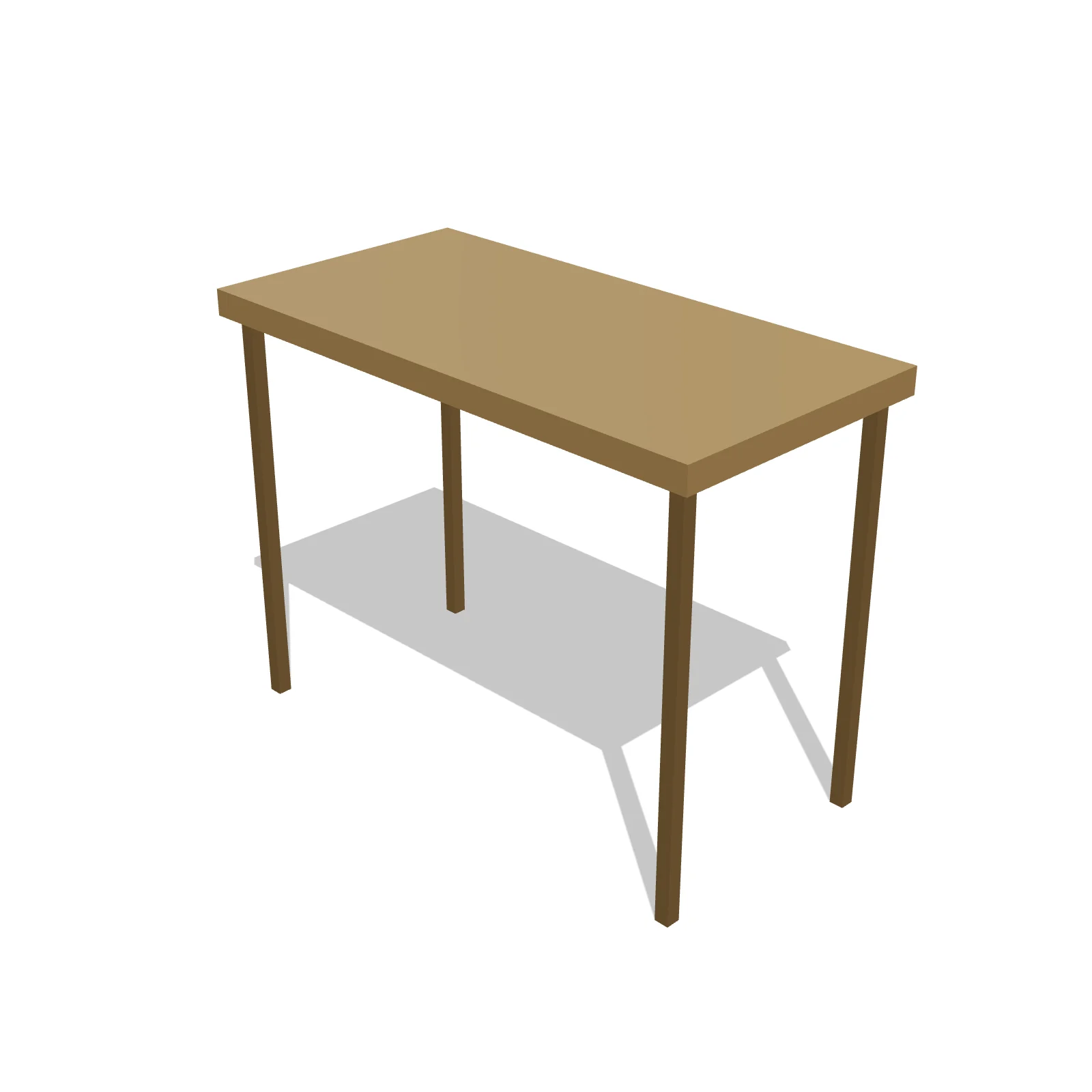 Small Desk — 3D preview